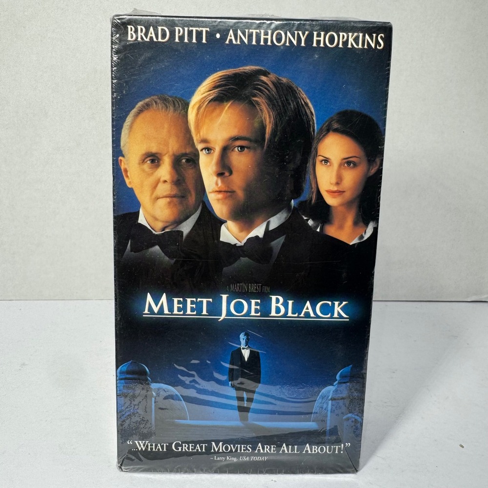 Meet‎ Joe Black 1999 VHS 2 Tape Box Set Movie Starring Brad Pitt Anthony Hopkins